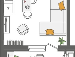 Продается Студия ЖК Рекорд 2, литера 2, 29.2  м², 6972960 рублей