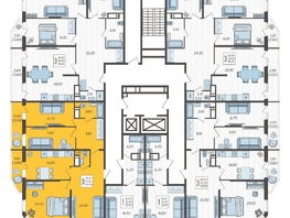 Продается 3-комнатная квартира ЖК Зеленодар, литера 7, 102.5  м², 12057750 рублей