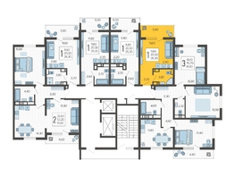 Продается Студия ЖК Горный квартал, литера 3, 26.3  м², 9954550 рублей