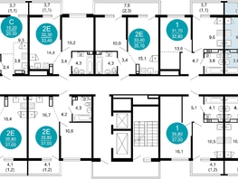 Продается 2-комнатная квартира ЖК Лестория, дом 4, 41.9  м&sup2;, 20076405 рублей