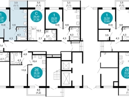 Продается 1-комнатная квартира ЖК Флора, 4 этап, 33.3 м², 12004100 рублей