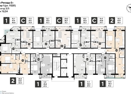 Продается Студия ЖК Рекорд 2, литера 1, 31.5  м&sup2;, 8857800 рублей