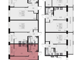 Продается 1-комнатная квартира ЖК Самолет, литера 55, 43.48  м&sup2;, 5588000 рублей