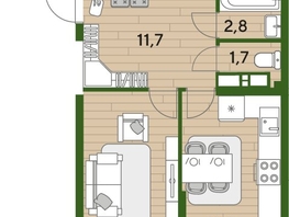 Продается 3-комнатная квартира ЖК DOGMA PARK (Догма парк), литера 22, 75.6  м², 10901520 рублей
