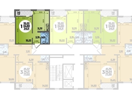 Продается Студия ЖК Восточный, литера 45, 34.11  м², 5769994 рублей
