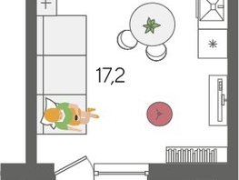 Продается Студия ЖК Рекорд 2, литера 2, 28.2  м&sup2;, 8400780 рублей