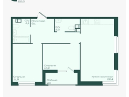 Продается 2-комнатная квартира ЖК Ботаника, литер 1.1, 62.2  м&sup2;, 9180720 рублей