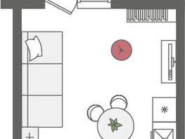 Продается Студия ЖК Рекорд 2, литера 2, 28.5  м&sup2;, 7874550 рублей