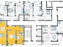 Продается Апартамент ЖК Режиссёр, литера 4, 69.95  м&sup2;, 8394000 рублей