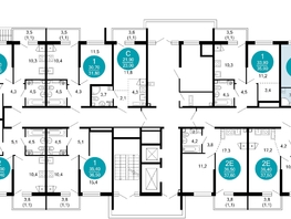 Продается 2-комнатная квартира ЖК Лестория, дом 2, 57.1  м&sup2;, 23897287 рублей