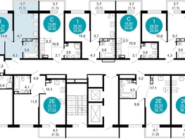 Продается 1-комнатная квартира ЖК Флора, 4 этап, 32.7  м&sup2;, 14289529 рублей