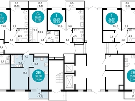 Продается 1-комнатная квартира ЖК Флора, 4 этап, 37.6  м&sup2;, 12994961 рублей