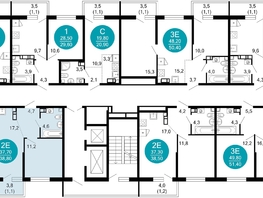 Продается 1-комнатная квартира ЖК Флора, 4 этап, 38.9  м&sup2;, 13267840 рублей