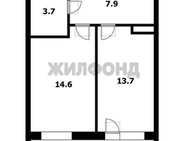 Продается 1-комнатная квартира Заполярная ул, 40  м&sup2;, 4200000 рублей