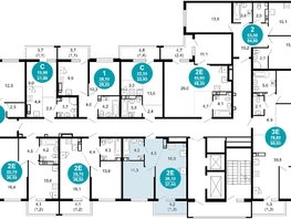 Продается 1-комнатная квартира ЖК Лестория, дом 5, 37.4  м&sup2;, 15989466 рублей