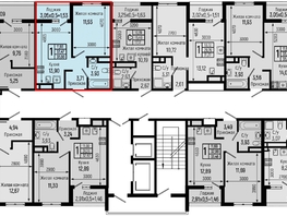 Продается 1-комнатная квартира ЖК Ботаника Хиллс, лит 1, 35  м&sup2;, 11917000 рублей