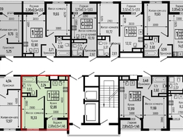 Продается 1-комнатная квартира ЖК Ботаника Хиллс, лит 1, 32.82  м&sup2;, 10540000 рублей