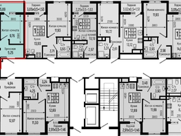 Продается 1-комнатная квартира ЖК Ботаника Хилс, лит 1, 37.69  м&sup2;, 10481000 рублей