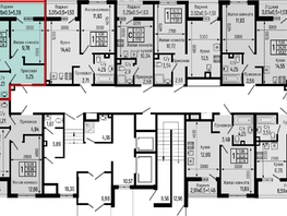 Продается 1-комнатная квартира ЖК Ботаника Хиллс, лит 1, 38.74  м&sup2;, 10565000 рублей