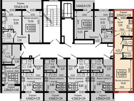 Продается 1-комнатная квартира ЖК Ботаника Хиллс, лит 1, 31.61  м&sup2;, 9586000 рублей