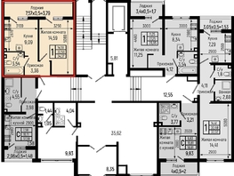 Продается 1-комнатная квартира ЖК Ботаника Хиллс, лит 1, 34.37  м&sup2;, 9361000 рублей