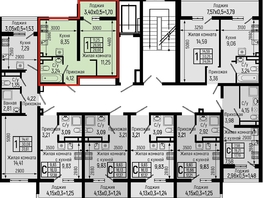 Продается 1-комнатная квартира ЖК Ботаника Хиллс, лит 1, 28.66  м&sup2;, 9100000 рублей