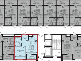 Продается 1-комнатная квартира ЖК Ботаника Хиллс, лит 3, 32.57  м&sup2;, 9862200 рублей