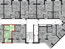 Продается Студия ЖК Ботаника Хиллс, лит 3, 17.27  м&sup2;, 6044500 рублей