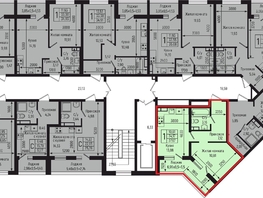 Продается 1-комнатная квартира ЖК Ботаника Хиллс, лит 3, 37.67  м&sup2;, 10155460 рублей