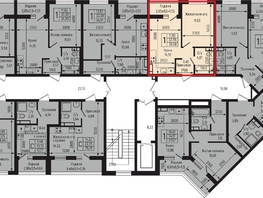 Продается 1-комнатная квартира ЖК Ботаника Хиллс, лит 3, 35.08  м&sup2;, 7977000 рублей