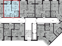 Продается 1-комнатная квартира ЖК Ботаника Хиллс, лит 3, 35.45  м&sup2;, 7802000 рублей