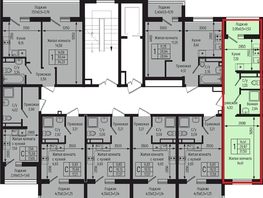 Продается 1-комнатная квартира ЖК Ботаника Хиллс, лит 3, 31.5  м&sup2;, 7169000 рублей