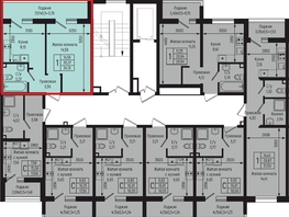 Продается 1-комнатная квартира ЖК Ботаника Хиллс, лит 3, 34.16  м&sup2;, 7519000 рублей
