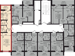 Продается 1-комнатная квартира ЖК Ботаника Хиллс, лит 3, 31.5  м&sup2;, 7089000 рублей