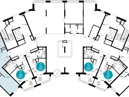 Продается 2-комнатная квартира ЖК Моретта, 87  м&sup2;, 69965400 рублей