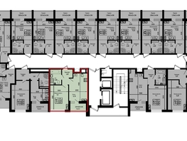 Продается 1-комнатная квартира ЖК Ботаника Хилс, лит 4, 33.55  м&sup2;, 10333400 рублей