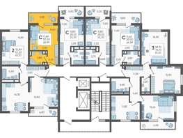 Продается Студия ЖК Горный квартал, литера 1, 26.3  м&sup2;, 8915700 рублей