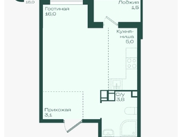 Продается Студия ЖК Ботаника, литер 1.1, 29.5  м&sup2;, 5152175 рублей