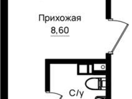 Продается 1-комнатная квартира ЖК Резиденция морей, корпус Д1, 53.72  м&sup2;, 12624200 рублей