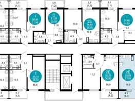 Продается 1-комнатная квартира ЖК Лестория, дом 2, 37.2  м&sup2;, 17462268 рублей