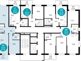 Продается 2-комнатная квартира ЖК Лестория, дом 5, 57.5  м&sup2;, 20346973 рублей