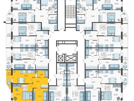 Продается 2-комнатная квартира ЖК Зеленодар, литера 6, 62.5  м&sup2;, 7608000 рублей