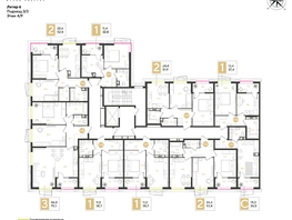 Продается 3-комнатная квартира ЖК РИДЗ, литер 6, 79.1  м&sup2;, 11469500 рублей
