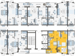 Продается 1-комнатная квартира ЖК Режиссёр, литера 4, 40.27  м&sup2;, 8102324 рублей