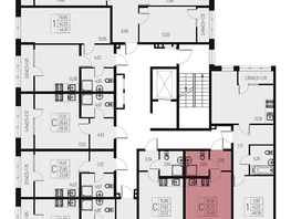 Продается Студия ЖК Атаманский сад, литер 1, 24.48  м&sup2;, 3305000 рублей