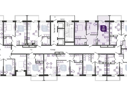 Продается 2-комнатная квартира ЖК Улыбка, литера 2, 56.1  м&sup2;, 7813068 рублей