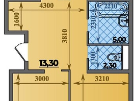 Продается 3-комнатная квартира ЖК Парк у дома, литера 7.3, 88.3  м&sup2;, 12799999 рублей