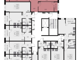 Продается 2-комнатная квартира ЖК Атаманский сад, литер 1, 63.79  м&sup2;, 7368000 рублей