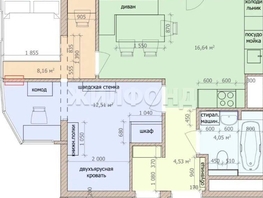 Продается 2-комнатная квартира Санаторная ул, 51.3  м&sup2;, 25000000 рублей