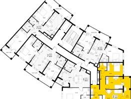 Продается 2-комнатная квартира ЖК Кипарис, литер 8, 58.6  м&sup2;, 17873000 рублей